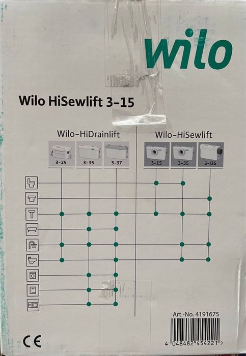 Каналізаційна станція Wilo-HiSewlift 3-15
