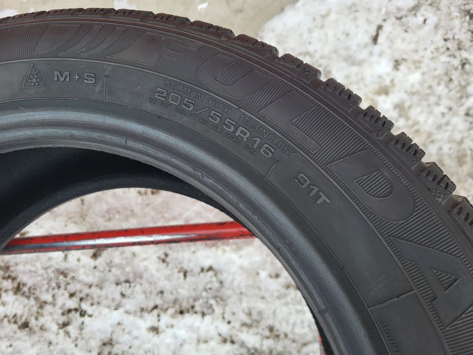 205/55/16 R16 Fulda Kristall Montero 3 4шт ціна за 1шт зима шини