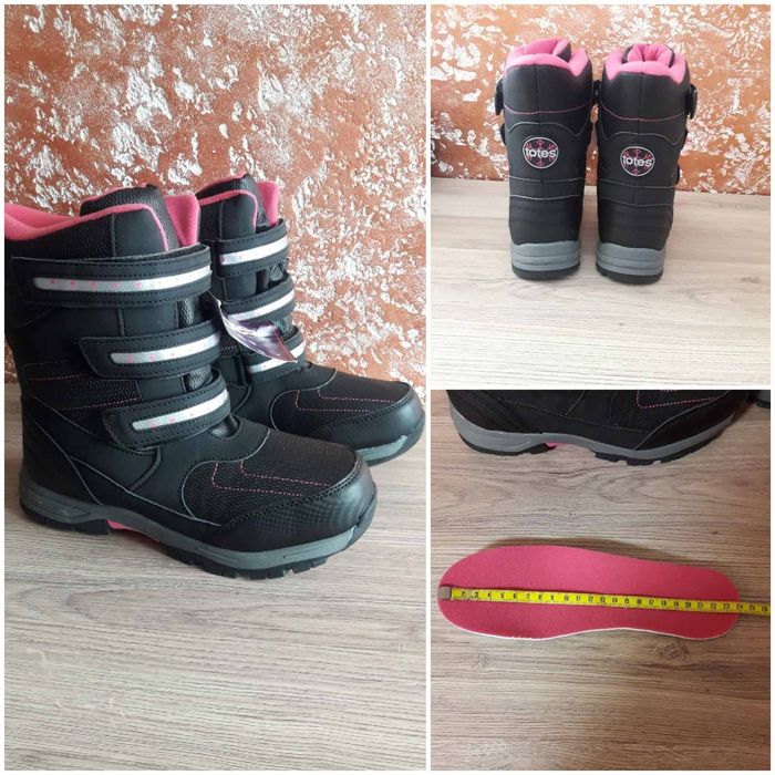 Термоботинки TOTES с Амазона. 37р. 24см. стелька. Новые