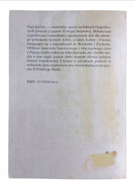 Piąty jeździec Kazimiera Lutz-Gajewska