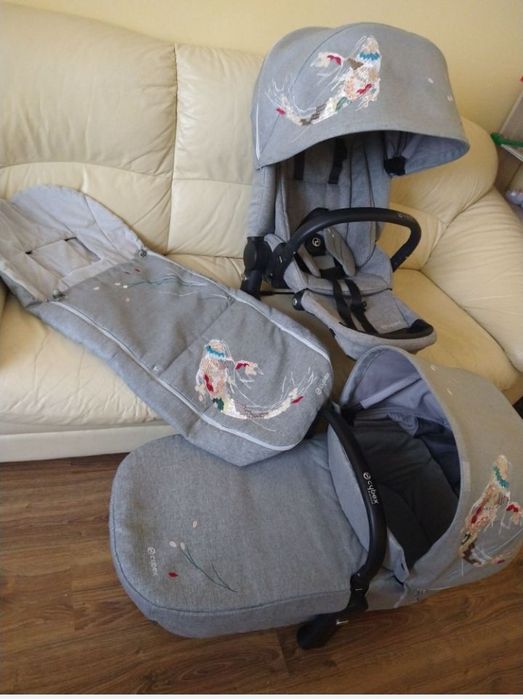 Коляска 2в1 Cybex priam koi+заколисуючий центр в подарунок
