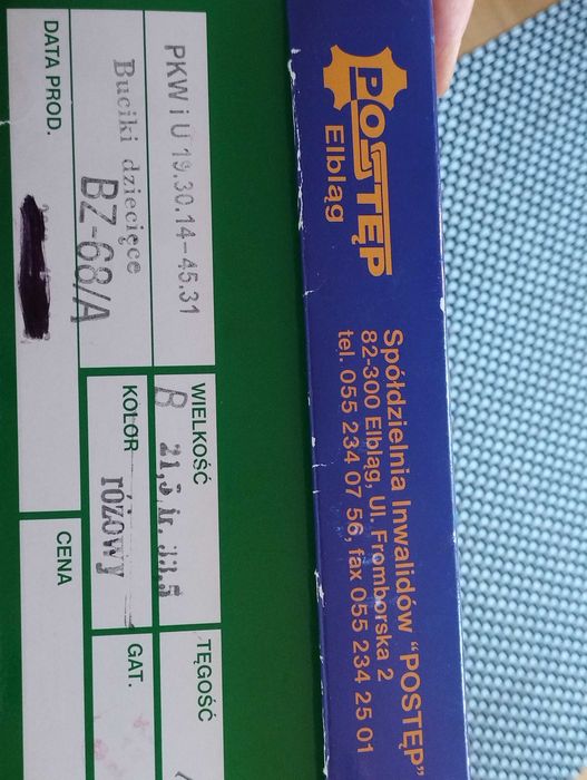 Sandałki profilaktyczne rozmiar 21,5