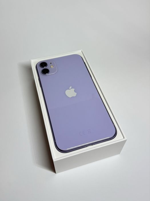 Продам б/у Apple iPhone 11 (Purple) • 128 GB • відмінний стан: 9