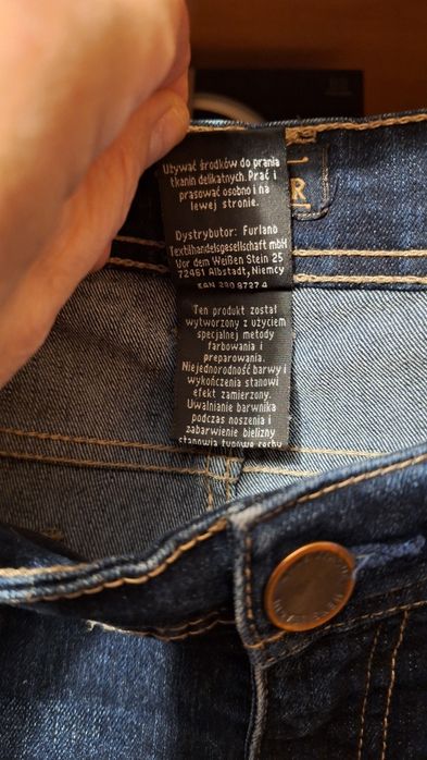 Spodnie Jeansy Męskie