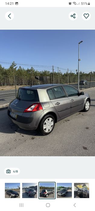 Carro megane  usado