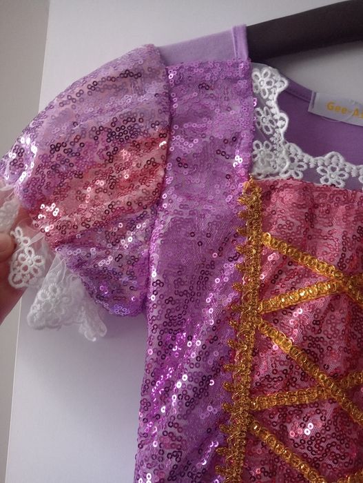 Сукня з аксескарами ,сукня на новорічний ранок,сукня рапунцель