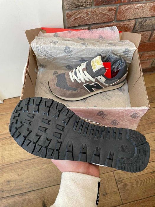 !SALE! New Balance 574 Brown/Black 36 37 38 39 40 41 42 43 44 45 46 nb