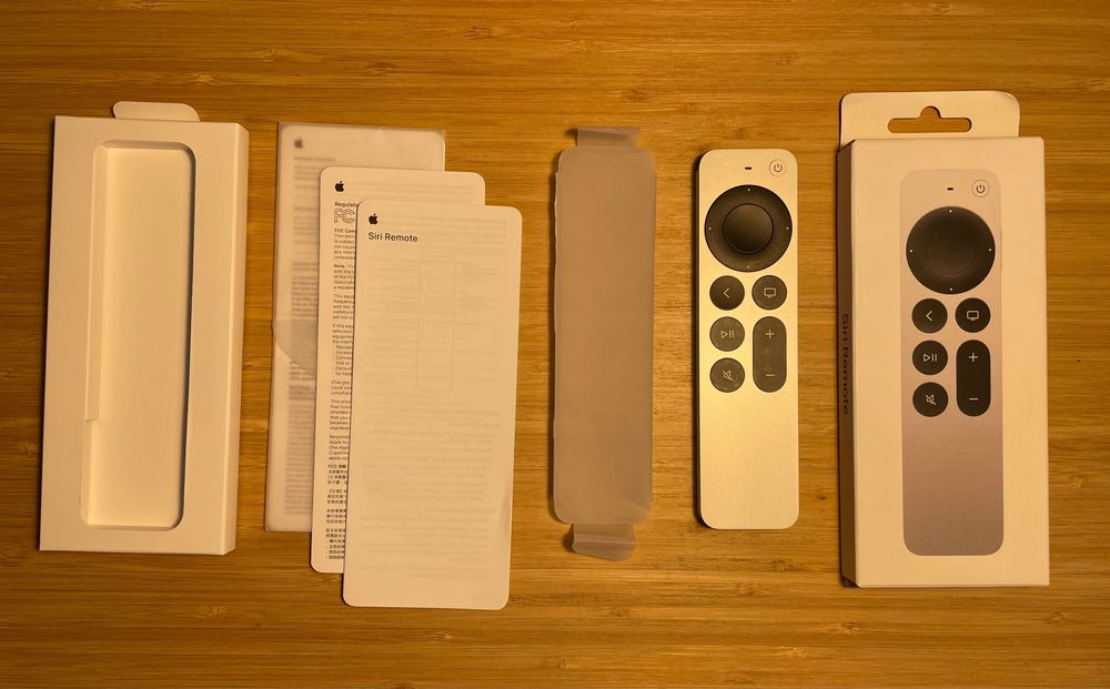 Pilot Apple Siri Remote 3. generacji USB-C (A2854) – stan idealny, komplet