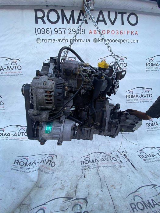 Двигун  1.9 DTI F9Q 710 Мотор Renault Laguna Scenic Двигатель Рено Лагуна Сценік
