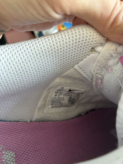 Buty nike bialo rozowe