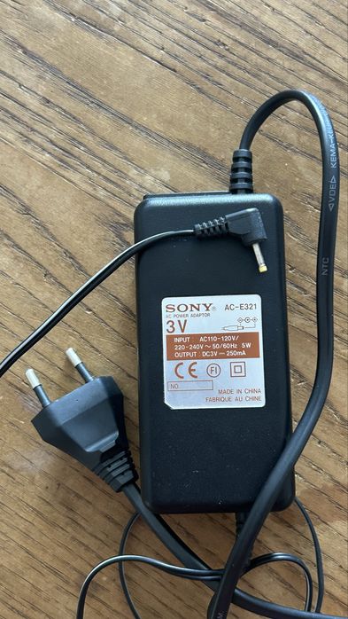 Carregadores  3V 6V 9V e 4.5V SONY Transformadores Minidisc Discman