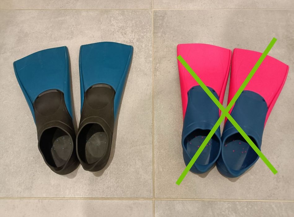 Płetwy z Decathlon - Nabaiji - rozmiar 38/39