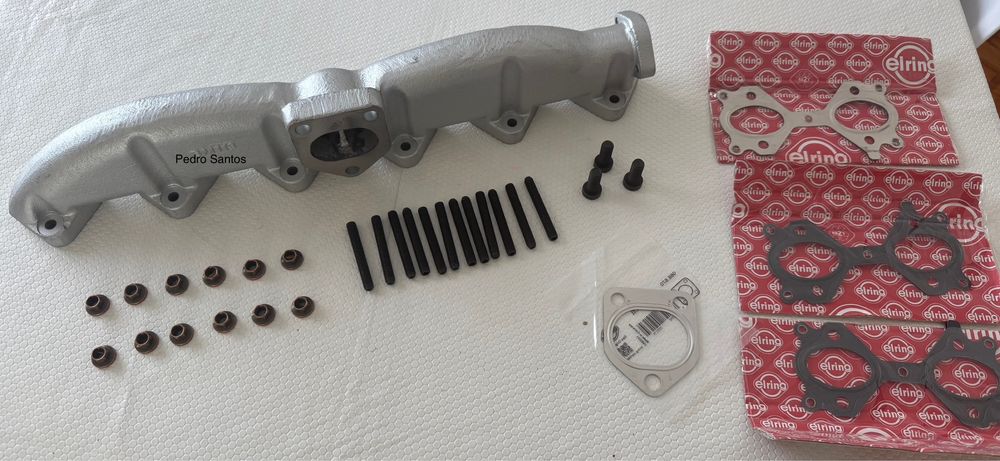 Coletor Colector Escape Ferro Fundido Bmw e60 e61 e65 e46 x5 525d 530d