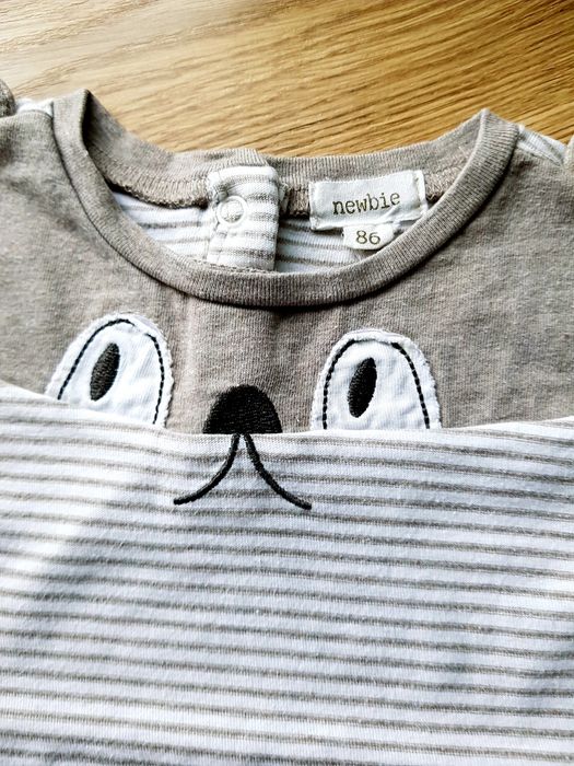 Śliczna bluzeczka newbie unisex roz 86.