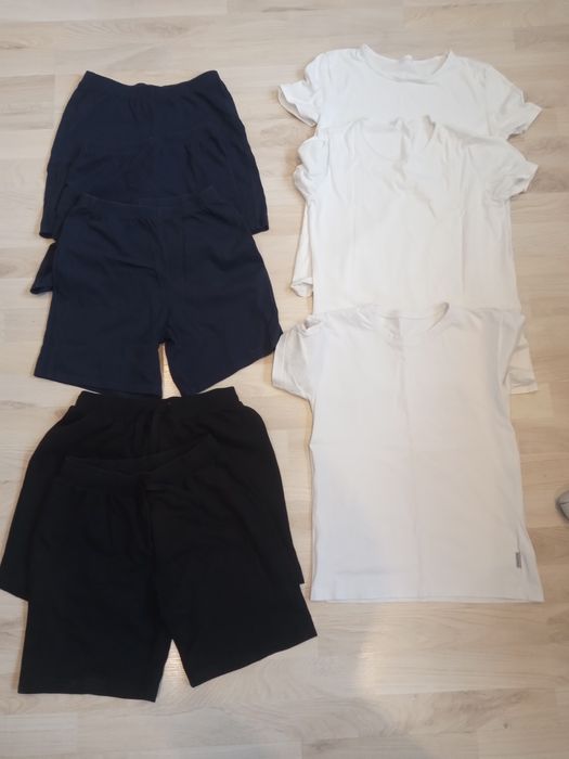 Zestawy na w-f 140, t-shirt+spodenki