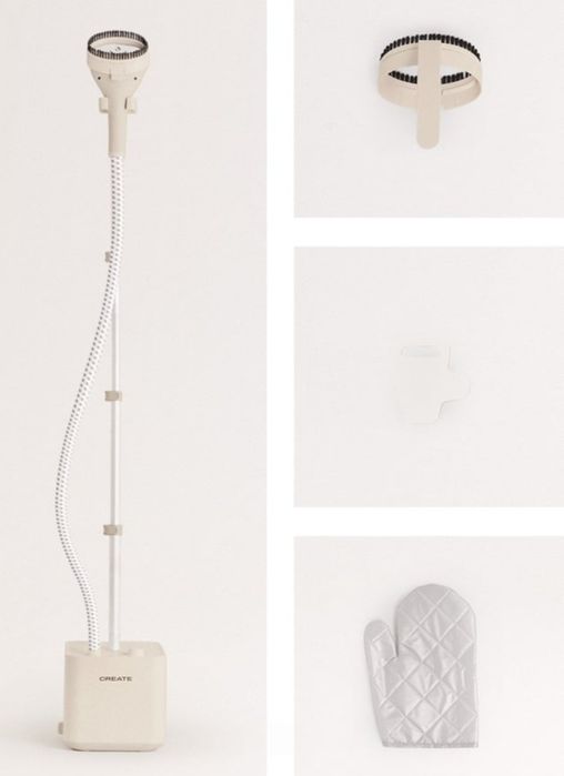 Ferro de engomar de vapor vertical com base