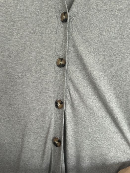 Casaco  cumprido malha e seda Massimo Dutti