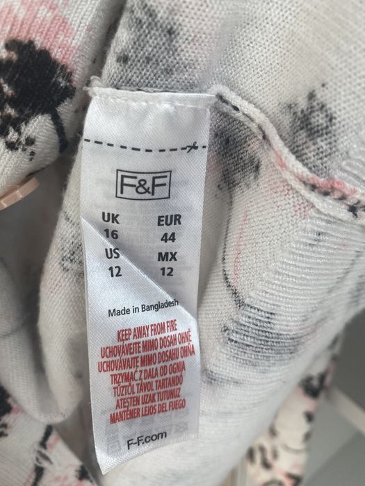 Sweter damski rozpinany 42/44 F&F