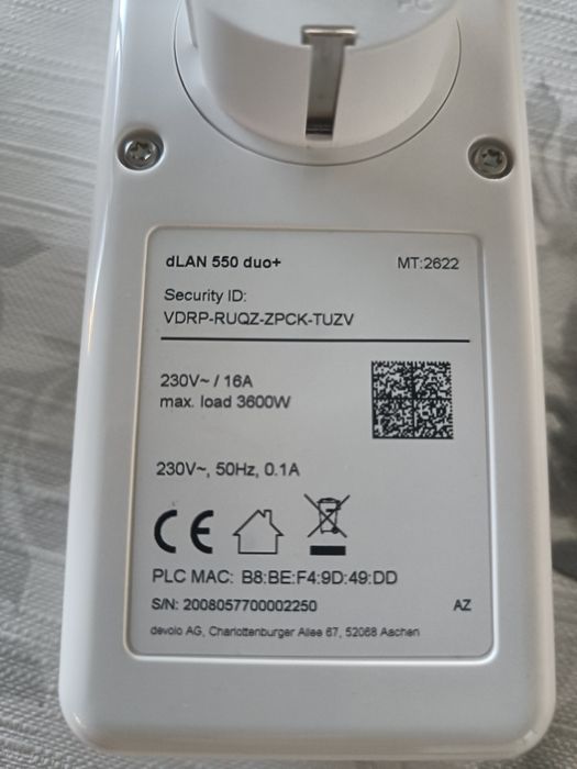 Powerline Devolo 550 wifi