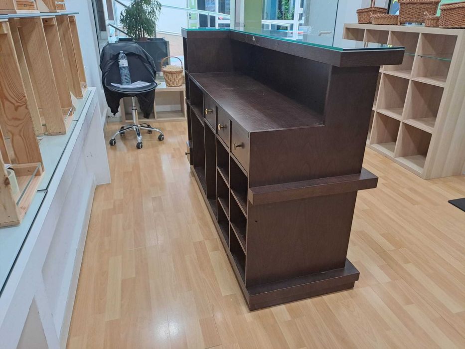 Balcão para receção