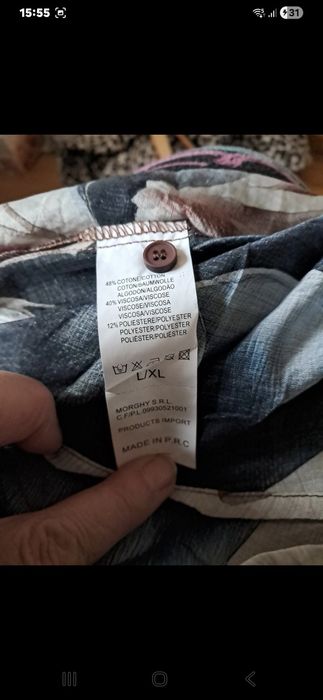 Koszula mgielka nowa 120 biust bardzo przewiewna