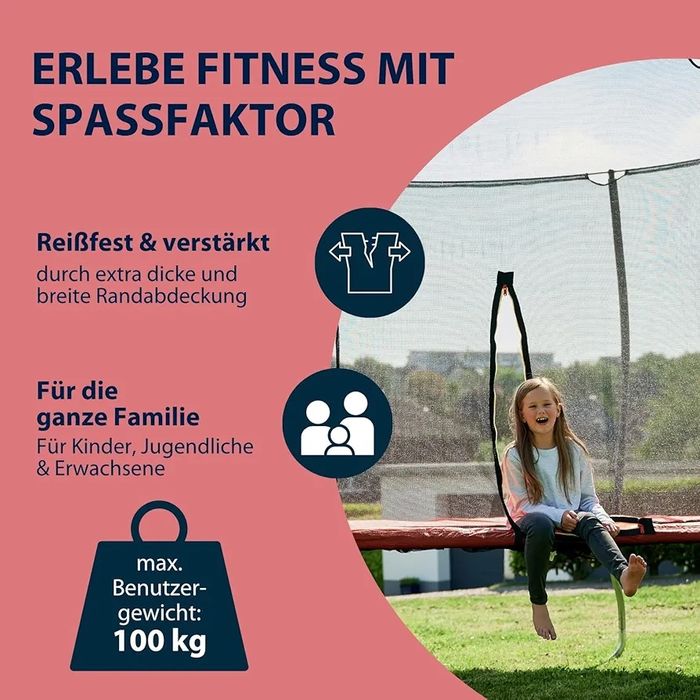 HUDORA Trampolina Fantastic w różnych rozmiarach – trampolina ogrodowa