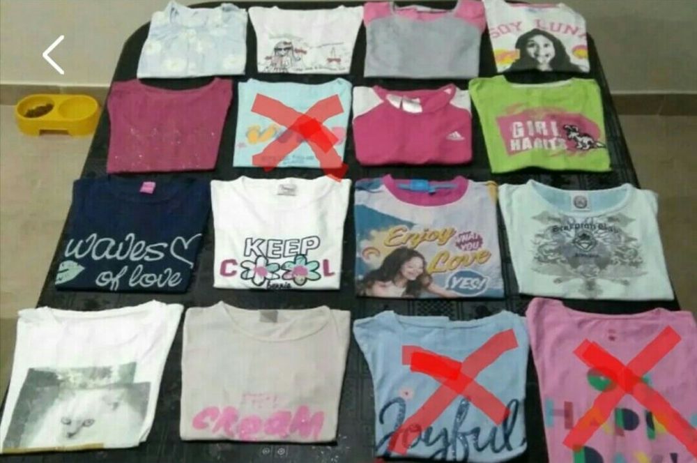 T-shirts (Zara and other brands) for girls aged 8 and 9