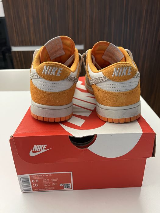 Nike Dunk Low Laranja / OffWhite