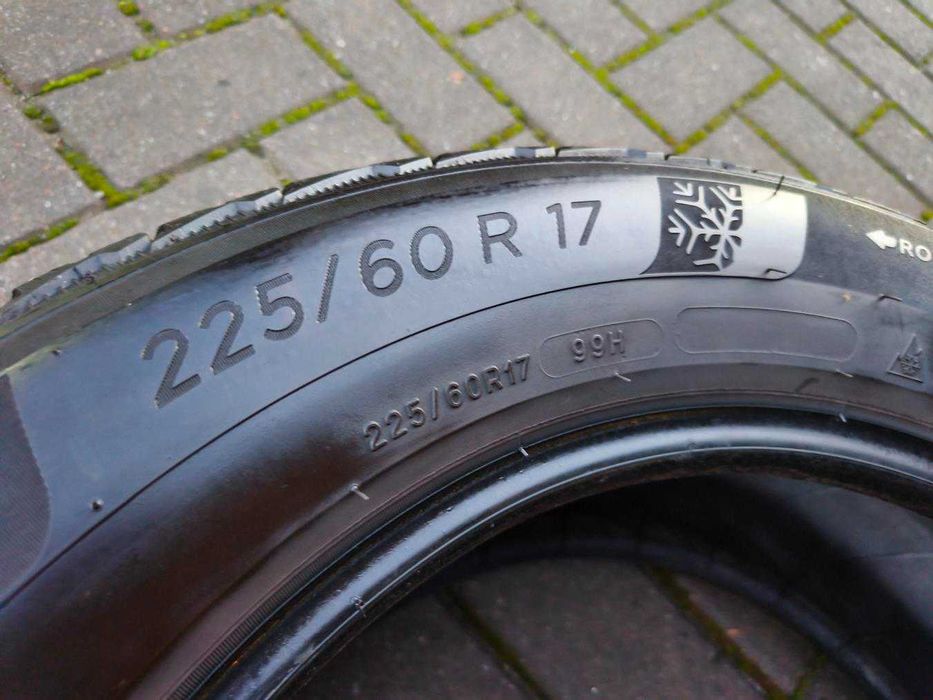 225/60 99H R17 MICHELIN Pilot Alpin 5 AO 6mm 2021r Zimowe Opony 2szt
