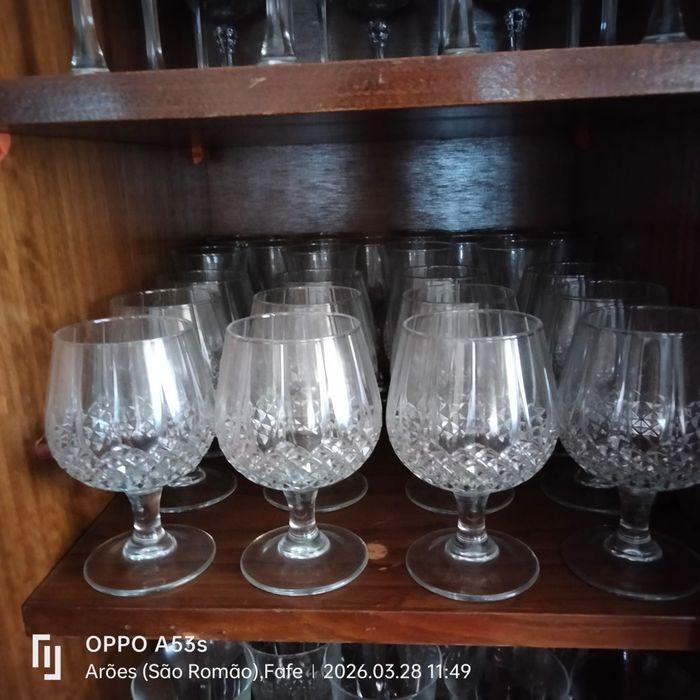 Jogo de copos cristal
