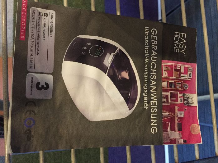 Urządzenie do czyszczenia ultradzwiękami biżuteria zegarki srebro