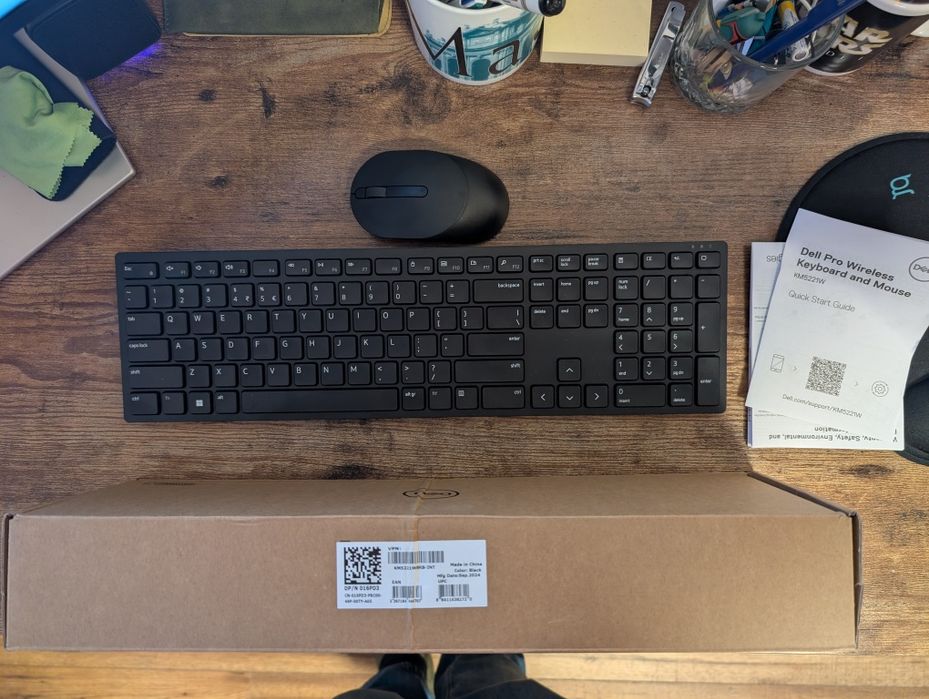 Dell Pro Klawiatura +Mysz Bezprzewodowa Jak Nowa KM5221W