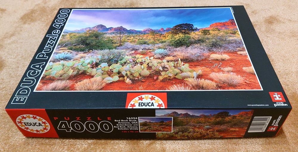 Puzzle Educa 4000 Red Rock Dusk, Arizona, USA