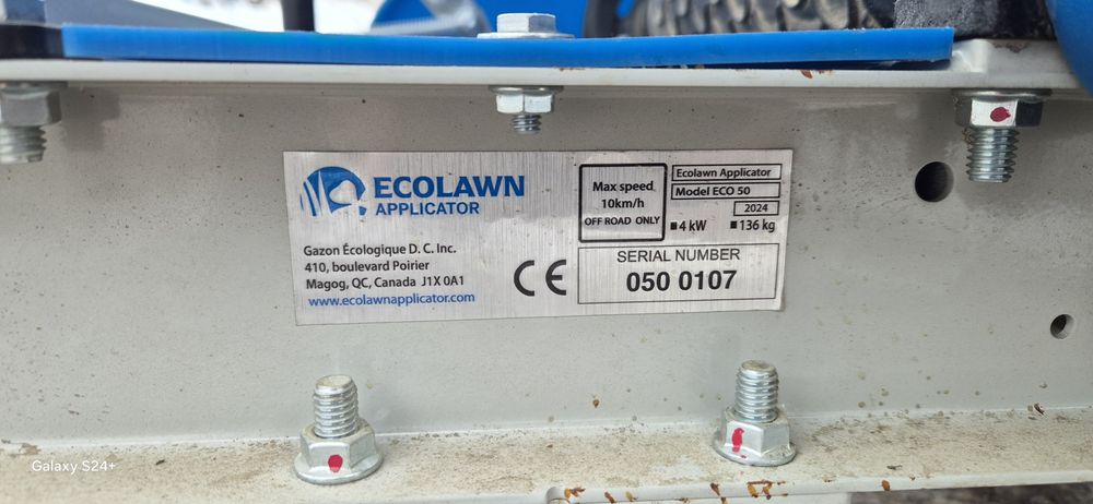 Piaskark do trawników, rozsiewacz kompostu Ecolawn Eco 50
