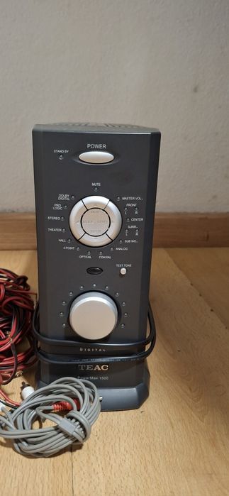 Sistema de Som 5.1 TEAC PowerMax 1500 com Subwoofer