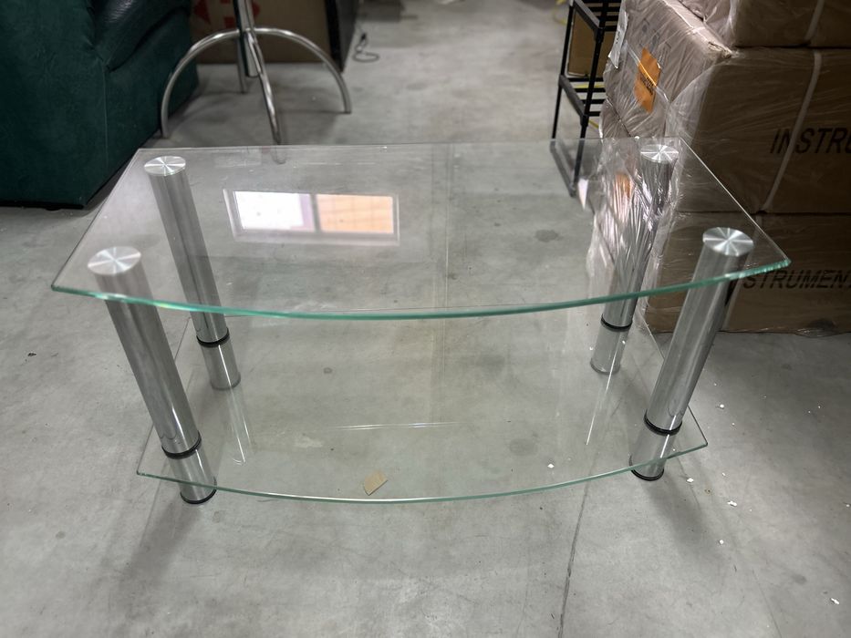 Скляний журнальний столик