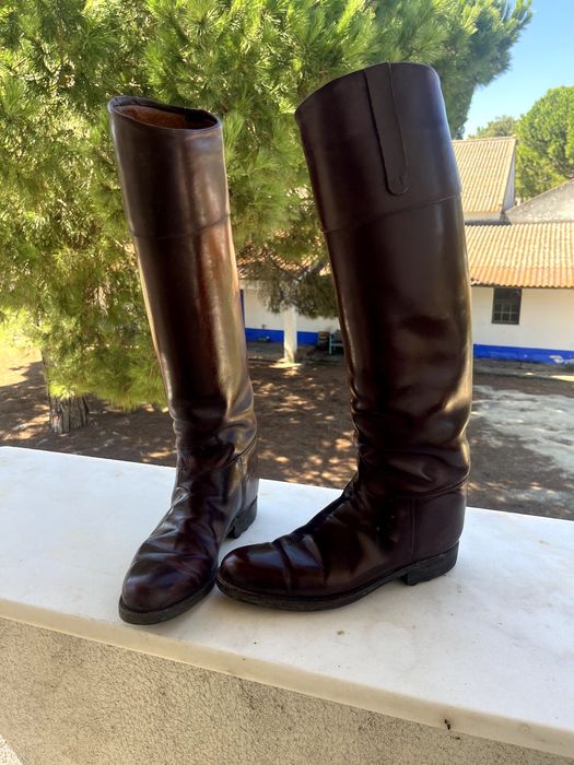 Botas de montar a cavalo