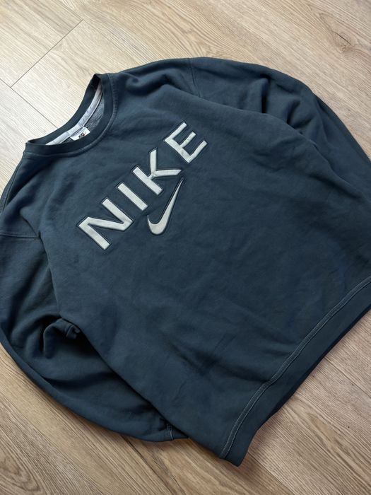 Nike Vintage 90’s Big Logo Bluza Crewneck Rap Streetwear