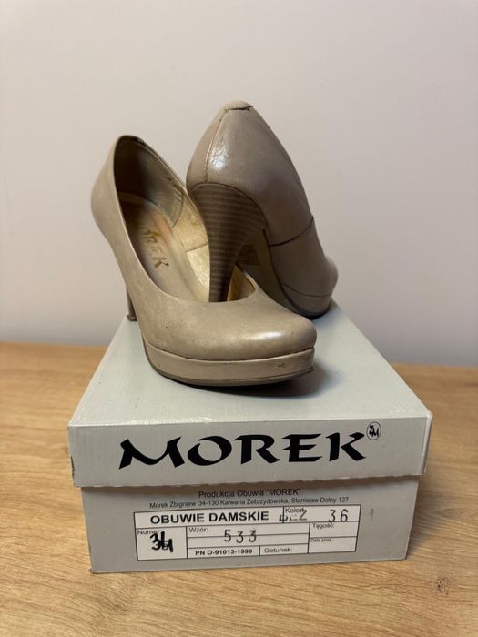 Buty na obcasie 34 Morek