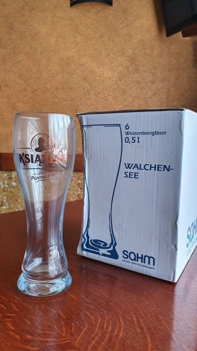 Szklanki KSIĄŻĘCE złote pszeniczne