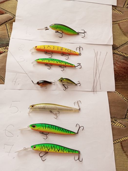 Воблери та коробки від відомих фірм