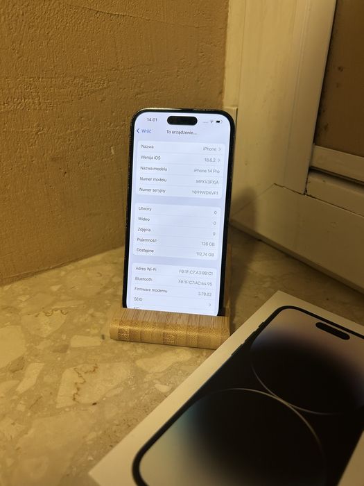 iPhone 14 Pro Space Black 128GB