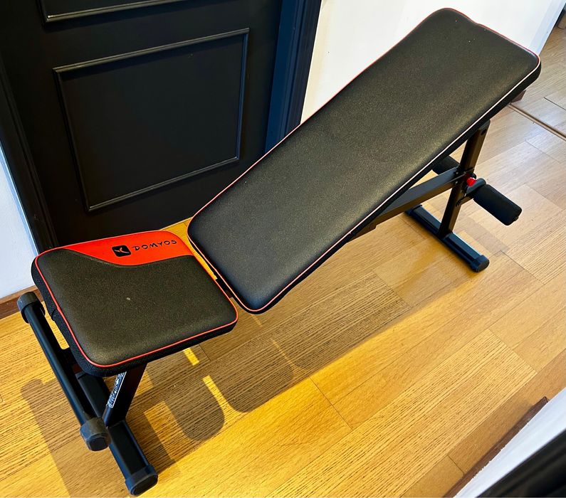 Banco de Musculação Domyos Ajustável – Ótimo Estado