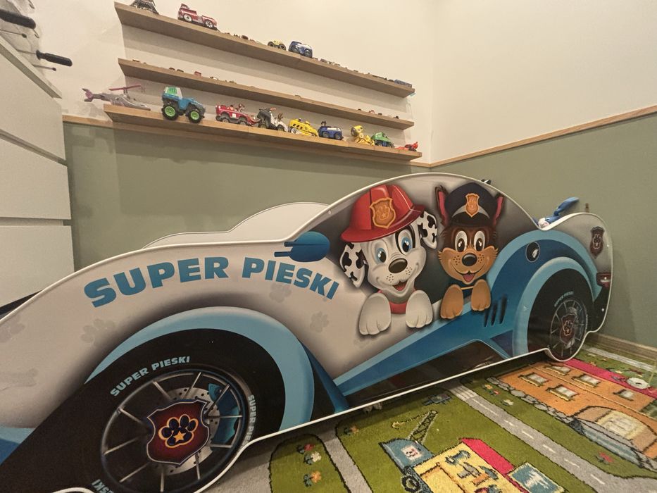 Lozko dzieciece Autko psi patrol