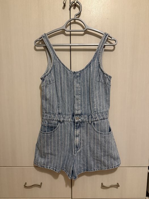 Kombinezon letni damski jeansowy Asos NOWY S