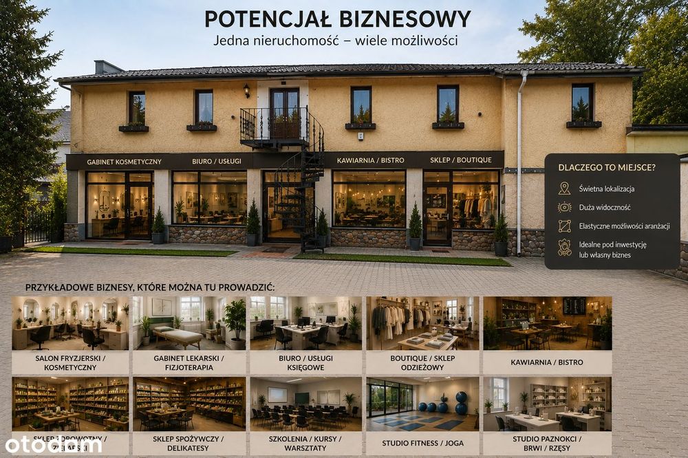 Masz pomysł na biznes? Zobacz lokal 150 m² w centrum Włocławka