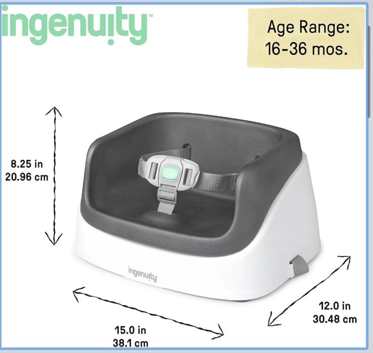 Assento elevatório Ingenuity para bebé