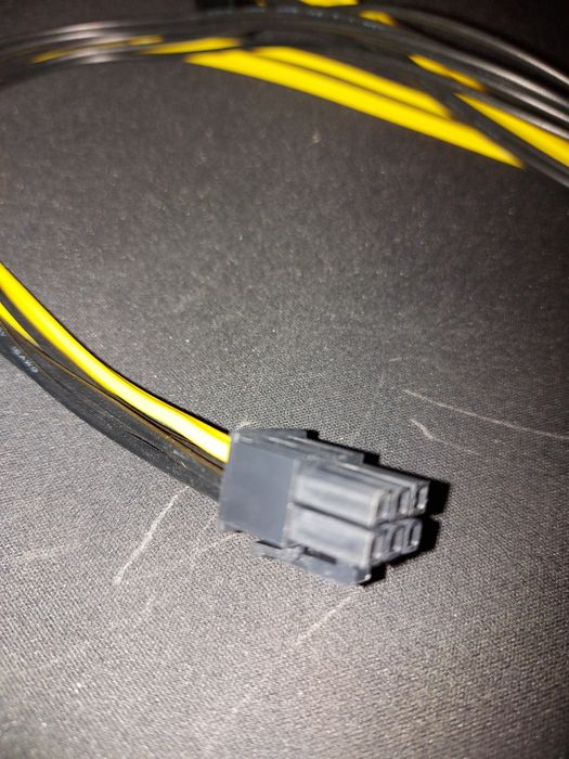 Mining RIG - Cabo PCI-e 6 Pin - > Duplo PCI-e 6+2 PIN