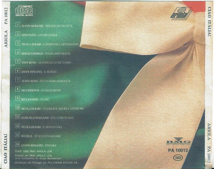 Various – Ciao Italia! - CD - 1988