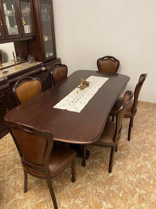 Mesa jantar + 6 cadeiras